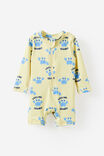 Baby Long Sleeve Swimsuit & Zip Thru Hooded Towel Set,  - example image 2